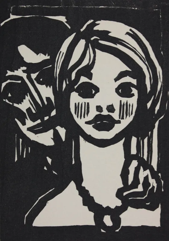 Emil Nolde, Mann und junges Mädchen