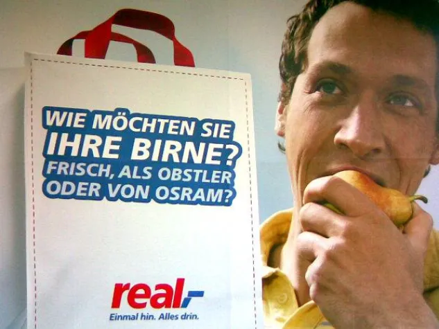 Bild: Preisverleihung des Wettbewerbs „Werbewerke“ des VDS – Birne von Real gewinnt