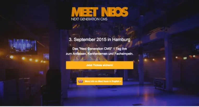 Bild: TechDivision auf dem MEET NEOS Event am 03.09.15 in Hamburg