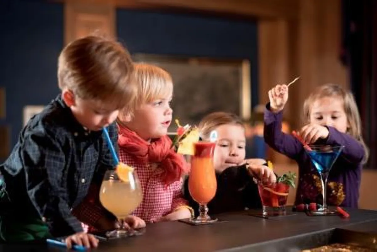 Mocktails im Kulm Hotel St. Moritz