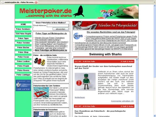 Bild: Sonnenbrille und Pokerface - MP-Pokerseminare mit der mobilen Pokerschule in ganz Deutschland unterwegs