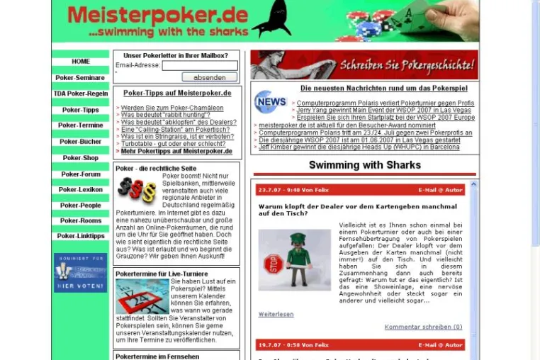 Sonnenbrille und Pokerface - MP-Pokerseminare mit der mobilen Pokerschule in ganz Deutschland unterwegs Bild: Sonnenbrille und Pokerface - MP-Pokerseminare mit der mobilen Pokerschule in ganz Deutschland unterwegs