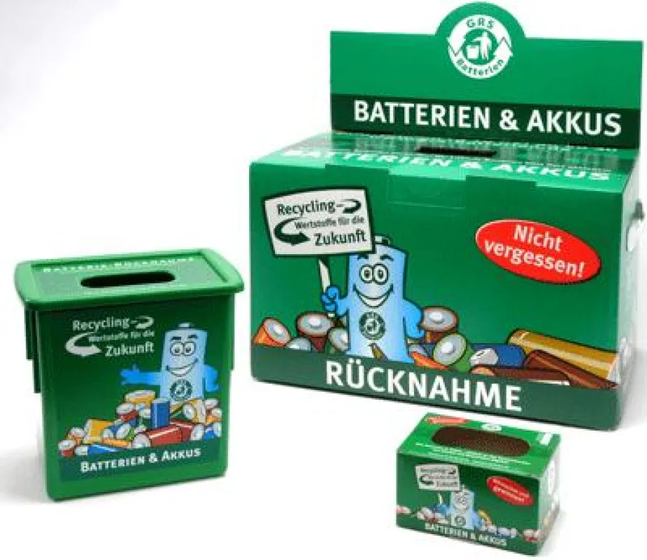Ostereier gehören ins Körbchen, Batterien in die grüne Box von GRS Batterien
