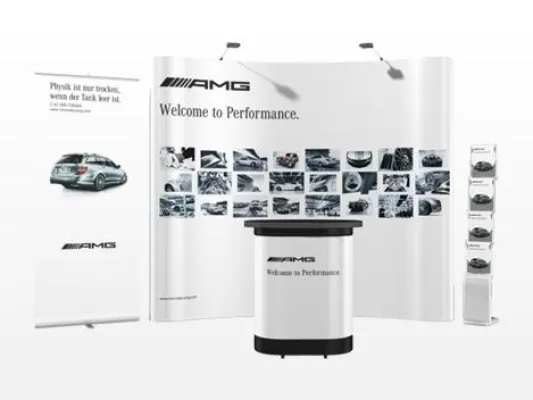 Bild: UNTERWEGS – mit den mobilen Messeständen von LA CONCEPT