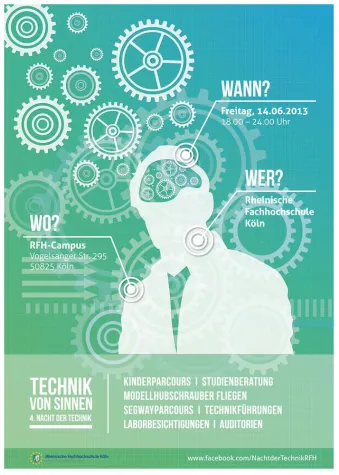 4. Nacht der Technik an der Rheinischen Fachhochschule Köln am 14. Juni Bild: 4. Nacht der Technik an der Rheinischen Fachhochschule Köln am 14. Juni
