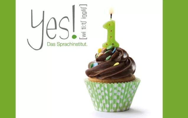 Bild: Happy Birthday! 1 Jahr Yes!-Das Sprachinstitut