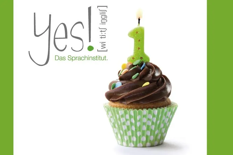 Bild: Happy Birthday! 1 Jahr Yes!-Das Sprachinstitut