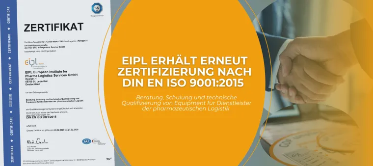 Bild: EIPL erhält erneut Zertifizierung nach DIN EN ISO 9001:2015 