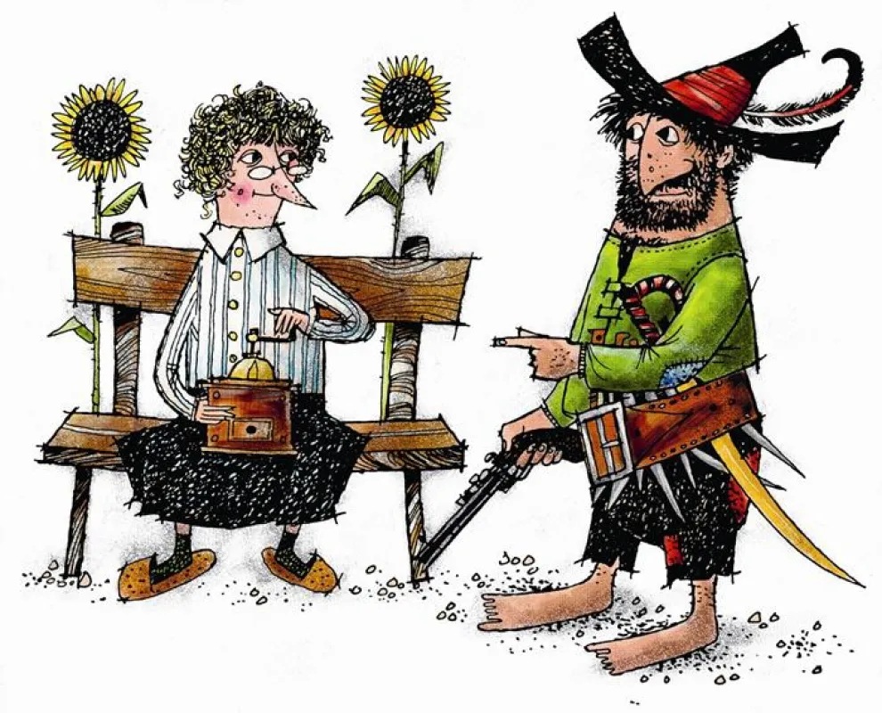 Räuber Hotzenplotz von O. Preußler. Illustration: F. J.Tripp, Mathias Weber. (c): Thienemann Verlag