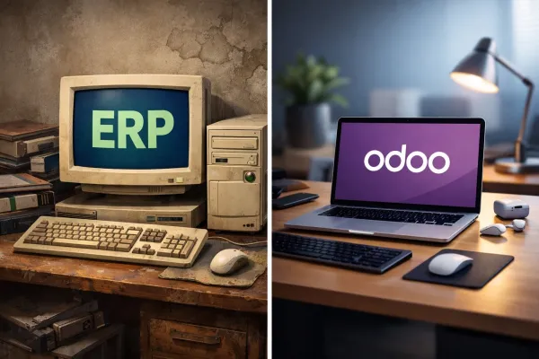 Bild: Odoo-Migration wird teuer? Ecodoo zeigt, wie Unternehmen kosteneffizient auf Odoo 18 und 19 wechseln