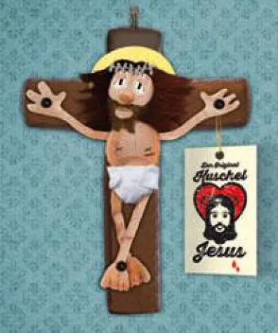 Der Kuscheljesus als Alternative zum Osterhasen Bild: Der Kuscheljesus als Alternative zum Osterhasen