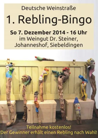 Bild: Deutsche Weinstraße: DAS 1. P(F)ÄLZER REBLING BINGO