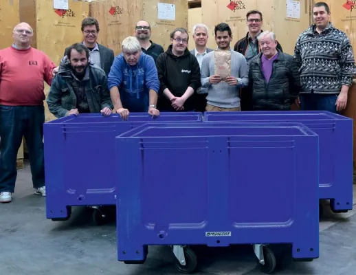 Weihnachtsspende von Movecat erleichtert Recyclingprozesse bei GWW Bild: Weihnachtsspende von Movecat erleichtert Recyclingprozesse bei GWW