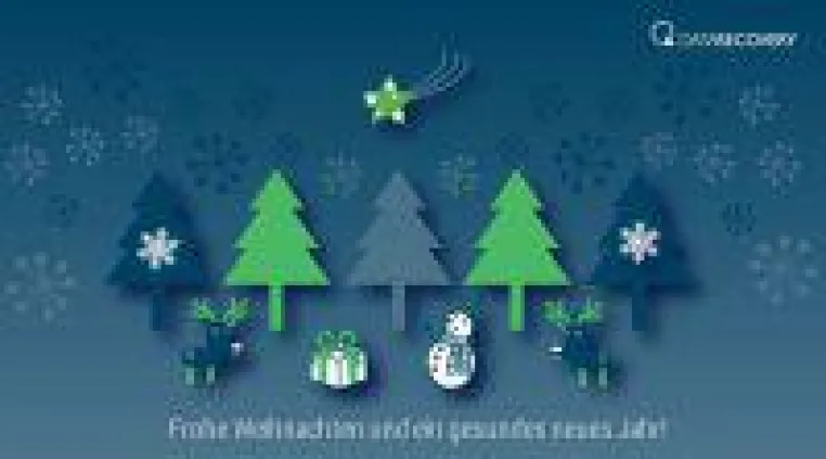 Bild: Frohe Weihnachten wünscht DATARECOVERY aus Leipzig
