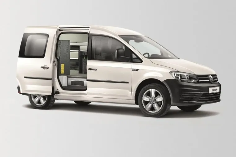 Caddy Servicemobil mit bott vario Fahrzeugeinrichtung Bild: Caddy Servicemobil mit bott vario Fahrzeugeinrichtung
