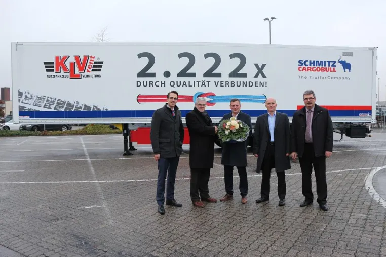 Bild: 2.222. Schmitz Cargobull Auflieger für KLVrent
