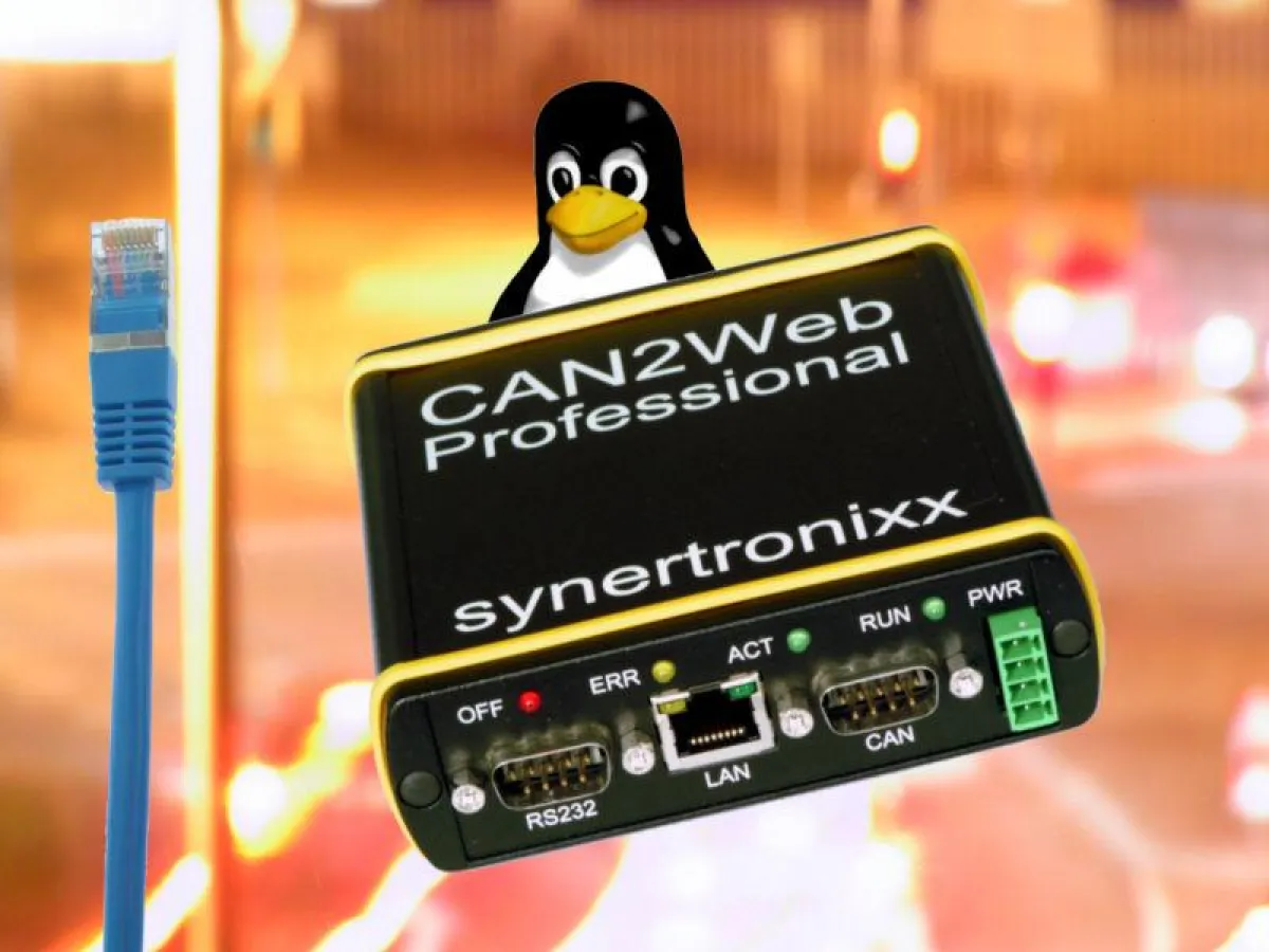 CAN Ethernet Umsetzer CAN2Web Professional