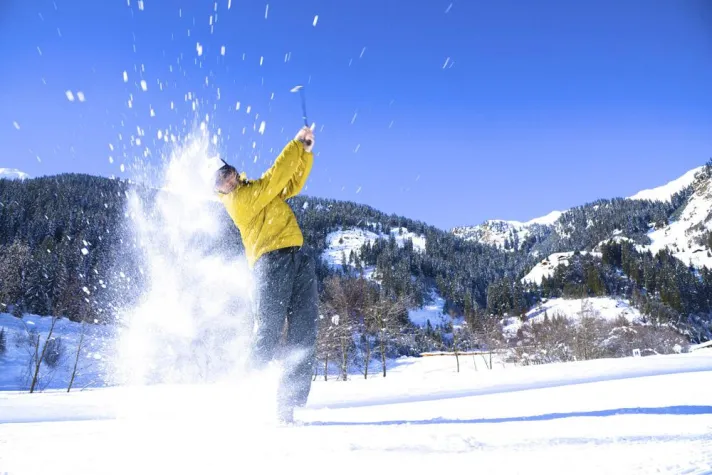 Bild: Golf on Snow im Südtiroler Ridnauntal