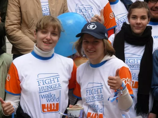 8 Kilometer gegen den Hunger Bild: 8 Kilometer gegen den Hunger