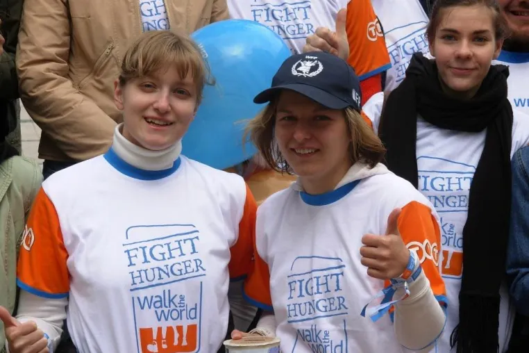 Bild: 8 Kilometer gegen den Hunger