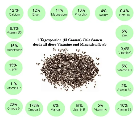 Bild: Chia Samen - Abnehmen mit leckeren Rezepten mit Chia Samen