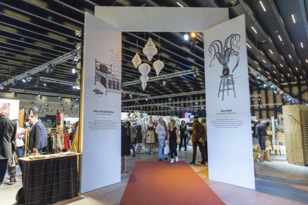 In neun Themenräumen präsentiert die Gustav ihre Produkte