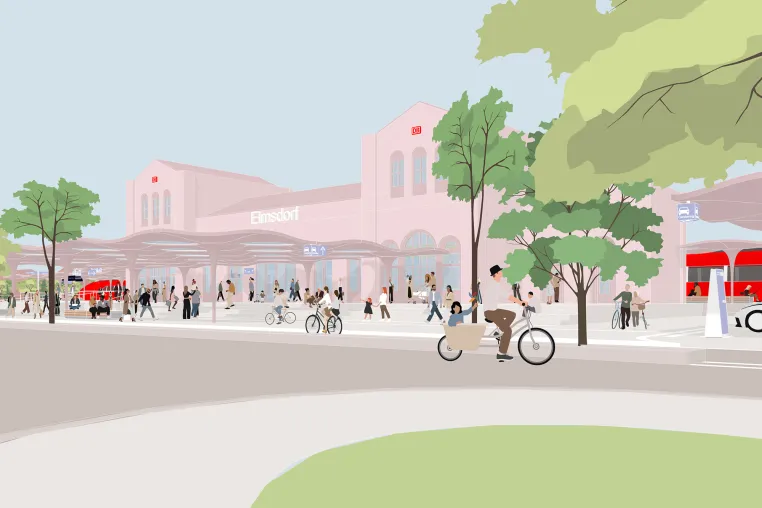 Bahnhöfe der Zukunft: Drehkreuze für nutzerfreundliche Mobilität Bild: Bahnhöfe der Zukunft: Drehkreuze für nutzerfreundliche Mobilität