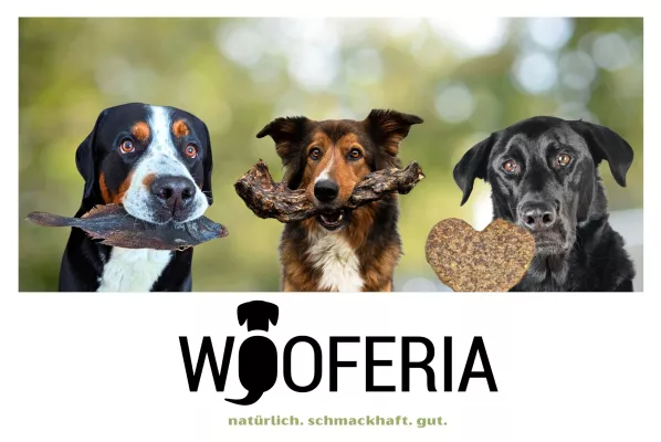 Bild: WOOFERIA: Natürliche Hundesnacks – Nachhaltig verpackt aus Deutschland und der EU