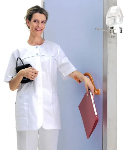 Ergonomisches Konzept zur Abwehr indirekter Infektionen Bild: Ergonomisches Konzept zur Abwehr indirekter Infektionen
