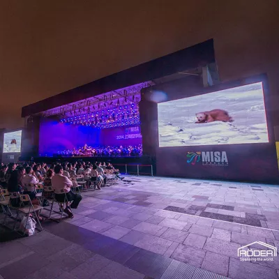 Bild: RÖDER CHINA konzipierte Main-Stage auf dem MISA Festival in Shanghai