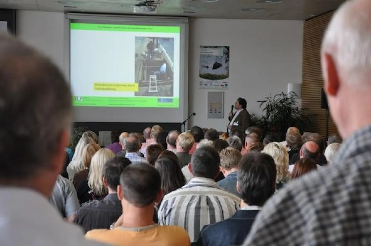 Großes Interesse für das Thema „Bäume im Freiflächenmanagement“ beim 2. GaLaBau-Forum Thüringen. (Fotos: Jens Haentzschel)