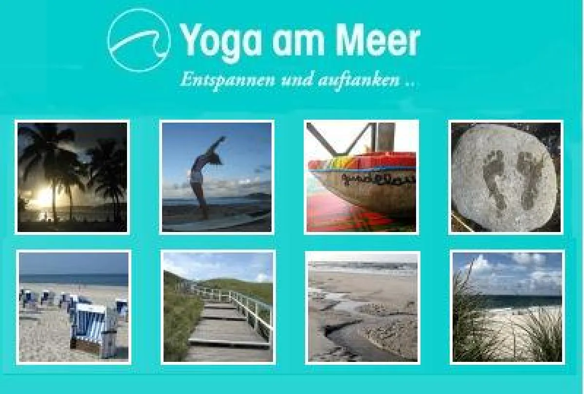 Yogaferien am Meer auf Sylt, Amrum, Helgoland, Gomera, Martinique und Guadeloupe und Yoga CD `s für zu Hause
