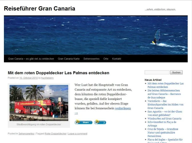 Bild: Neuer Online-Reiseführer für Gran Canaria