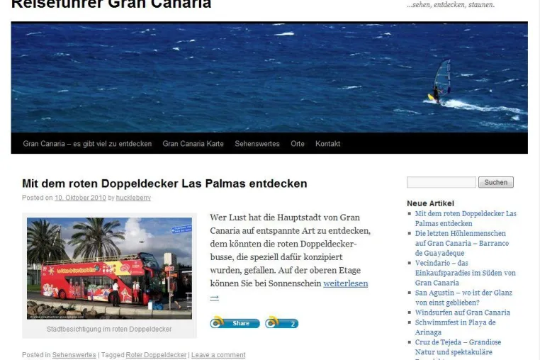 Bild: Neuer Online-Reiseführer für Gran Canaria