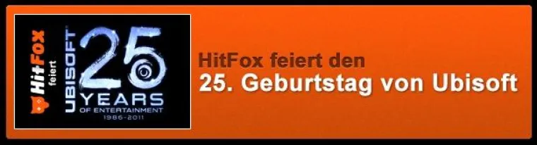 Bild: HitFox feiert den 25. Geburtstag von Ubisoft mit einmaligen Angeboten