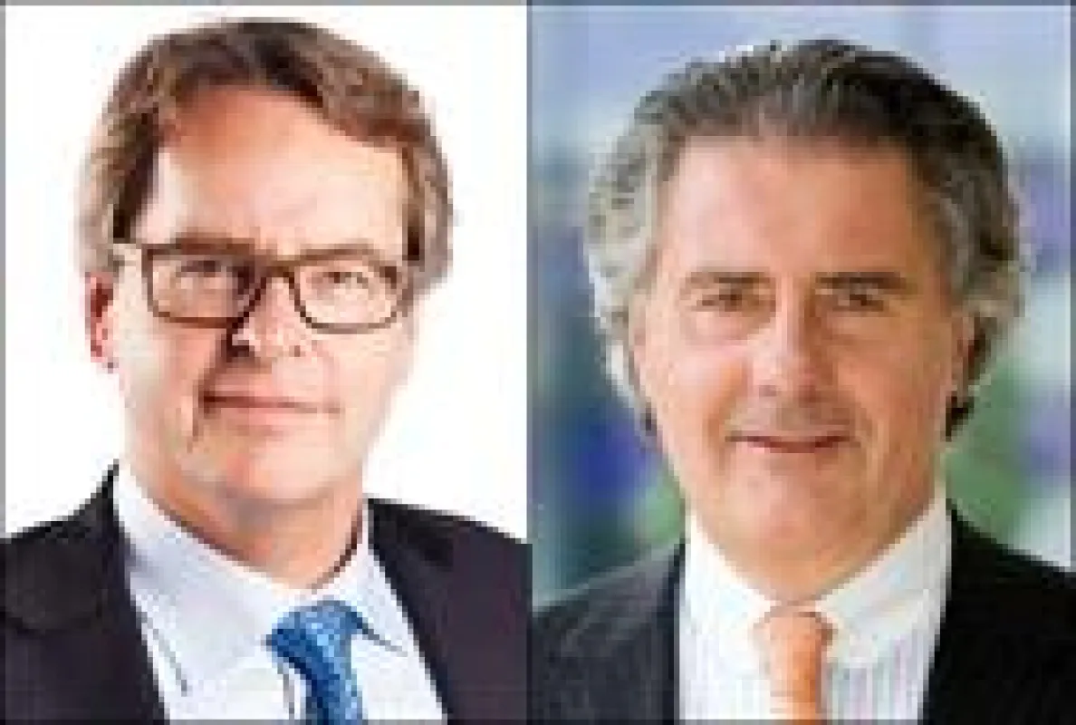 Hans Peter Fris (links) und DIP-Sprecher Henrik Hertz