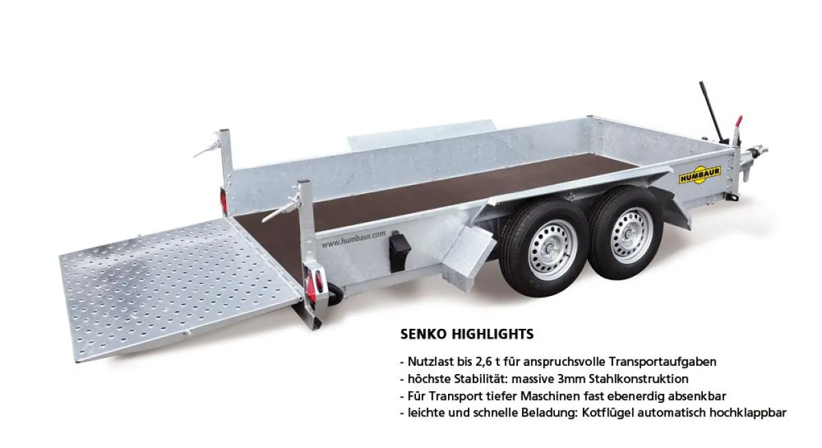 Humbaur Absenkanhänger SENKO