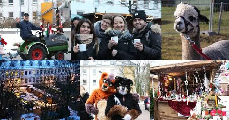 Bild: Das Weihnachtsdorf am Klinikum Lüdenscheid geht mit neuem Programmhighlight in die dritte Runde