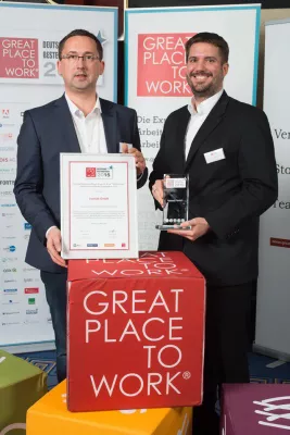 Inxmail zählt zu den besten Arbeitgebern Deutschlands 2015 Bild: Inxmail zählt zu den besten Arbeitgebern Deutschlands 2015