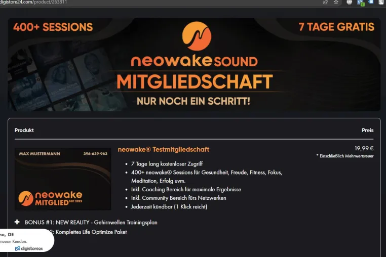 Bild: Neowake: Die Revolution der Binauralen Beats