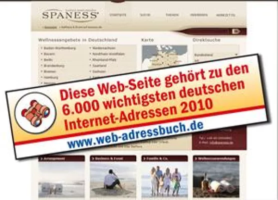 Bild: spaness.de eine der besten deutschsprachigen Webseiten