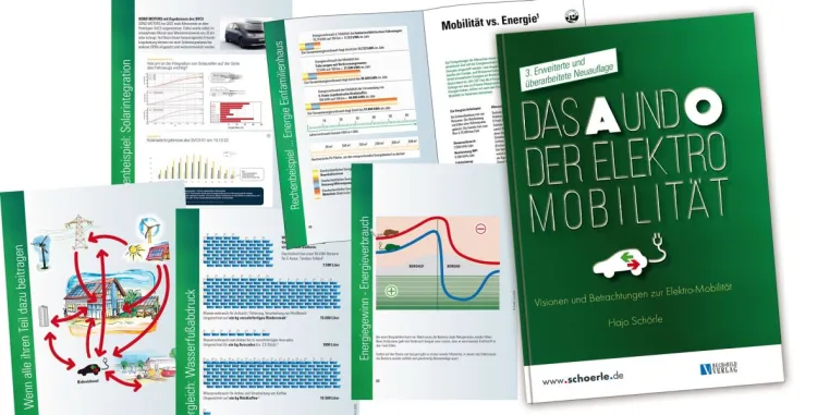 Hajo Schörle präsentiert die überarbeitete Auflage des Buches "Das A und O der Elektromobilität" Bild: Hajo Schörle präsentiert die überarbeitete Auflage des Buches "Das A und O der Elektromobilität"