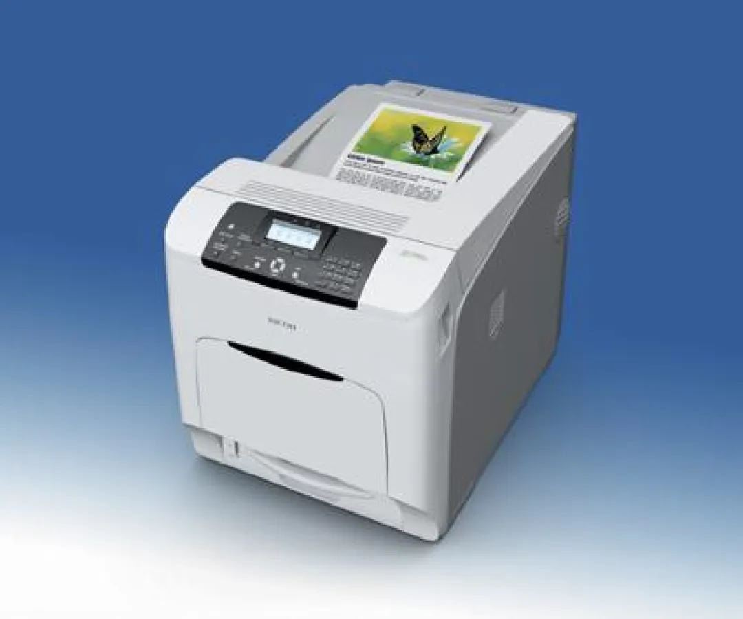 Der SP C440DN wurde mit dem Award „Outstanding Colour Printer for Large Workgroups” ausgezeichnet.