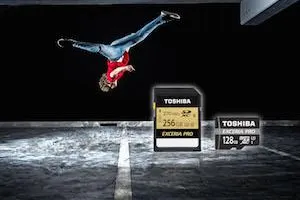 Bild: Toshiba erweitert Modellreihe EXCERIA PRO™ mit SD- und microSD-Speicherkarten für Fotografen und Videofilmer