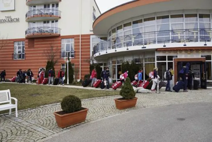 Bild: Weltmeister residieren im „The Monarch Hotel“