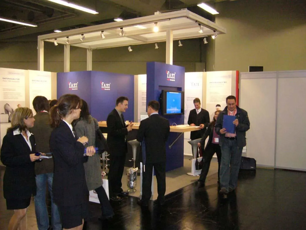 Hohe Besucherzahl bei FUZZY! Informatik auf der CRM-expo 2006