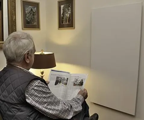 Bild: Karl Müller aus Krefeld hat sich für RedTherm entschieden: Eine ebenso wärmende wie lukrative Geldanlage