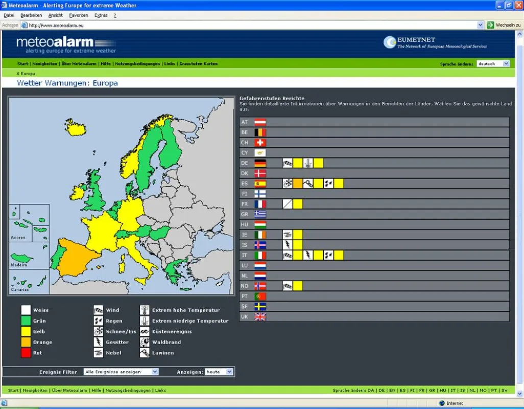 meteoalarm.eu - backbone internet service GmbH