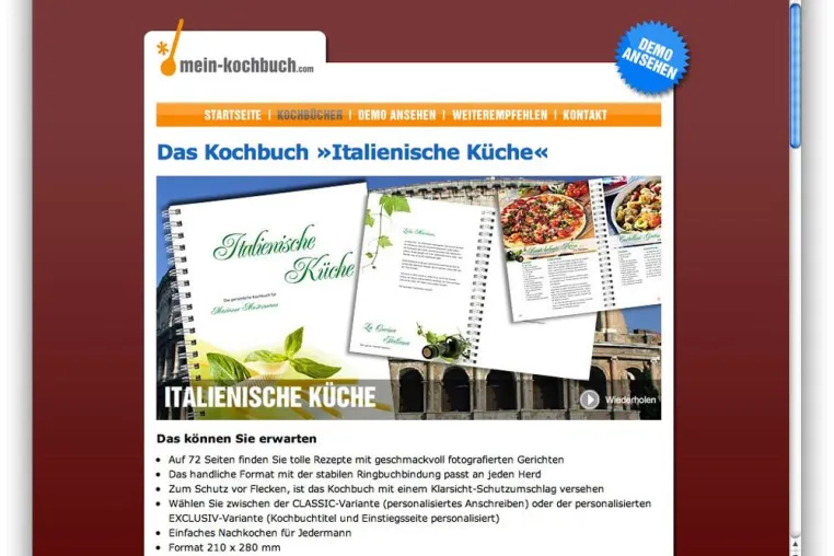 Bild: Kochbuch mit individueller Widmung