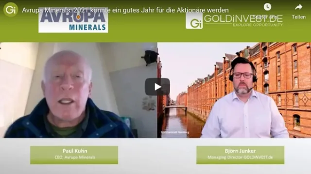 Bild: Interview Avrupa Minerals: 2021 könnte ein gutes Jahr für die Aktionäre werden 